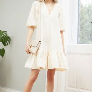 Maje Dresses Rolita Ruffle Short Casual Dress